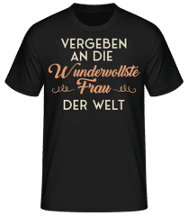 Vergeben An Die Wundervollste Frau · Männer Basic T-Shirt