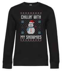 Chillin With My Snowmies · Frauen Standard Pullover