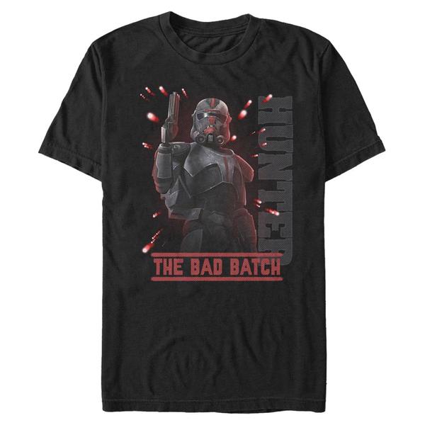 Aperçu: Star Wars - The Bad Batch - Portrait Hunter Batch - Homme T-shirt - Noir - Devant