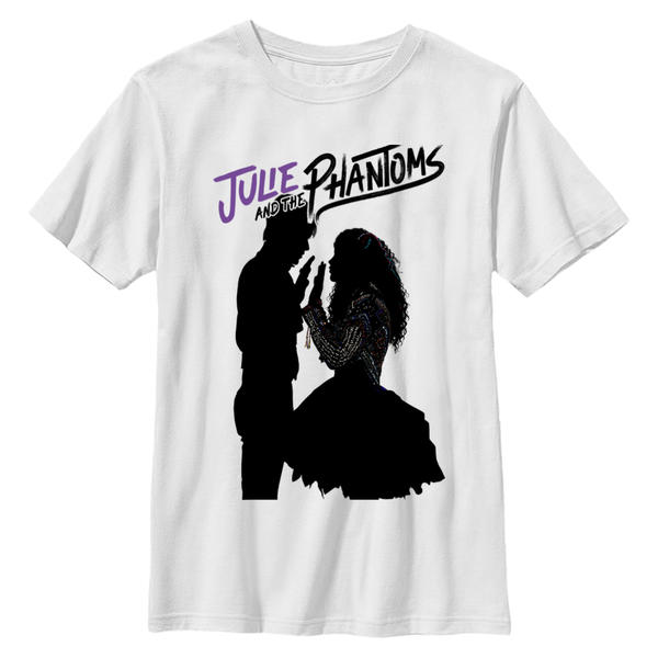 Aperçu: Netflix - Julie And The Phantoms - Skupina Silhouette Phantoms - Enfant T-shirt - Blanc - Devant