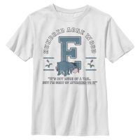 Disney - Winnie Puuh - Oslík Collegiate - Kinder T-Shirt - Weiß - Vorne