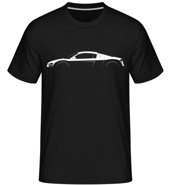 Aperçu: 'Audi R8 2007' Silhouette -  T-Shirt Shirtinator homme - Noir - Devant