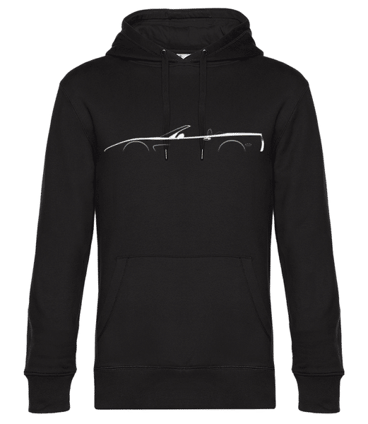 Aperçu: 'Corvette C5 Convertible' Silhouette - Sweat à capuche premium Unisexe - Noir - Devant