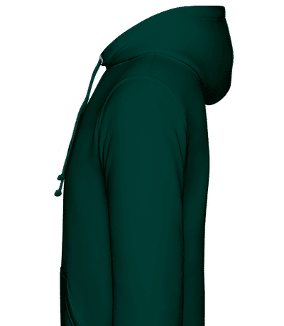 The Grinch - Le Grinch - Graphique étoiles du Père Noël - Noël - Unisex Sweat à capuche - Vert bouteille - Gauche