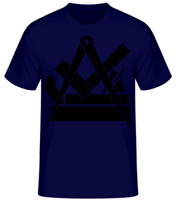 DIY Icon 1 - Men's Basic T-Shirt - Navy - Front