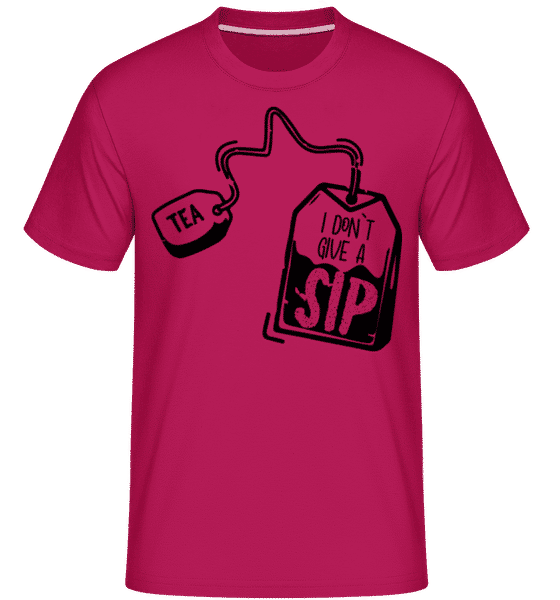 Preview: I Don`t Give A Sip -  Shirtinator Men's T-Shirt - Magenta - Front Preview: I Don`t Give A Sip -  Shirtinator Men's T-Shirt - Magenta - Front