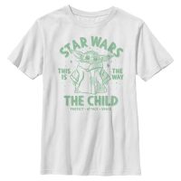 Star Wars - The Mandalorian - The Child Brain Child - Kids T-Shirt - White - Front