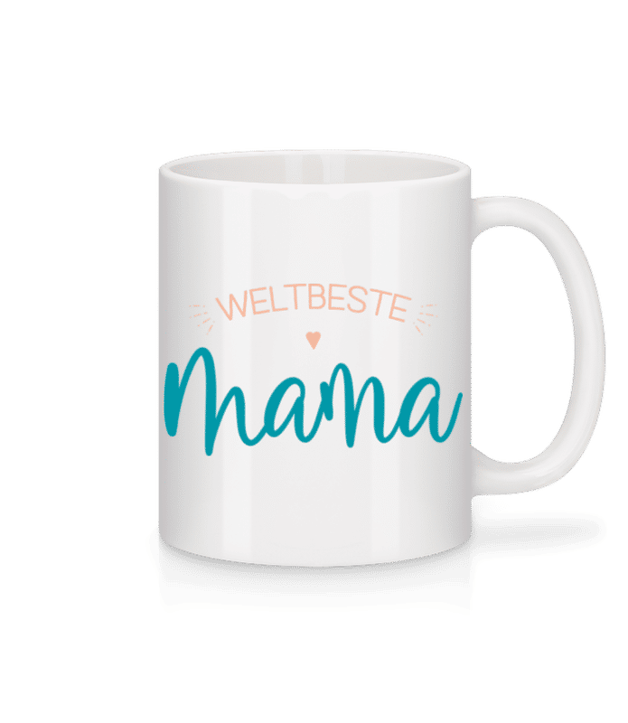 Vorschau: Weltbeste Mama - Tasse - Weiß - Vorne