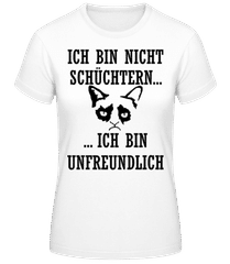 Katze Unfreundlich Nicht Schüchtern · Frauen Basic T-Shirt