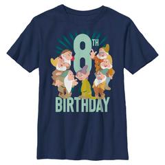 Disney - Blanche-Neige et les Sept Nains - Photo de groupe Dwarves Eigth Bday - Enfant T-shirt