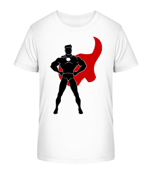 Aperçu: Superhero Standing - T-shirt bio Enfant Stanley Stella 2.0 - Blanc - Devant