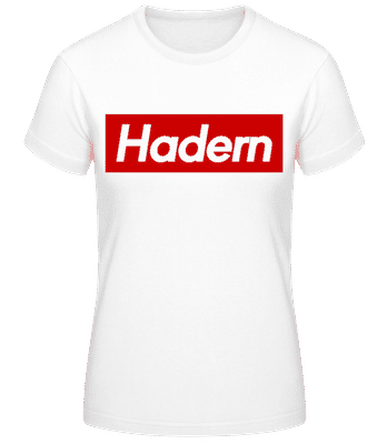 Hadern - Frauen T-Shirt B&C - Weiß - Vorne