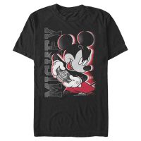 Disney Classics - Ratón Miguelito Miguelín - Mickey Gamer - Hombres Camiseta - Negro - delante