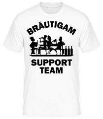 Bräutigam Support Team · Männer Basic T-Shirt