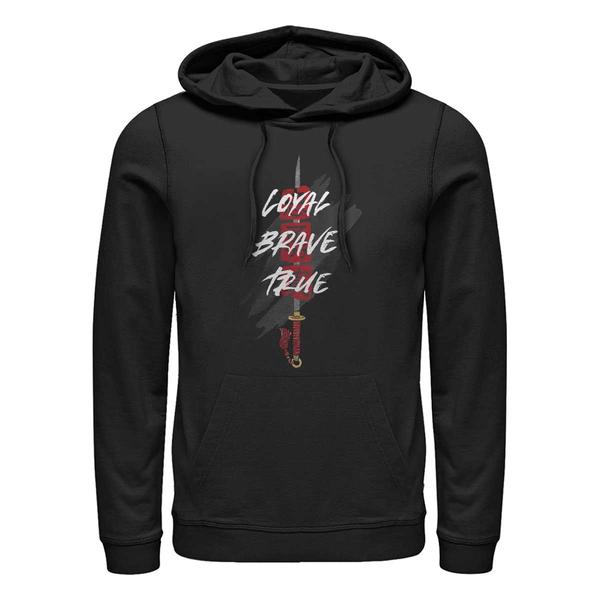 Aperçu: Disney - Mulan - Mulan Sword Insignia - Unisex Sweat à capuche - Noir - Devant