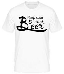 Keep Calm And Drink Beer · Männer Basic T-Shirt