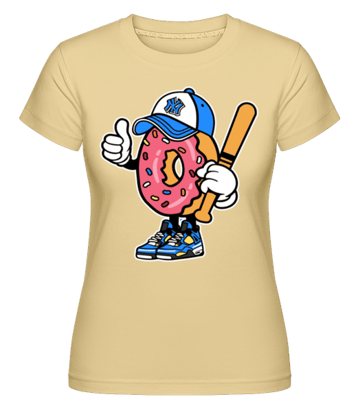 Preview: Donut -  Shirtinator Women's T-Shirt - Yellow - Front