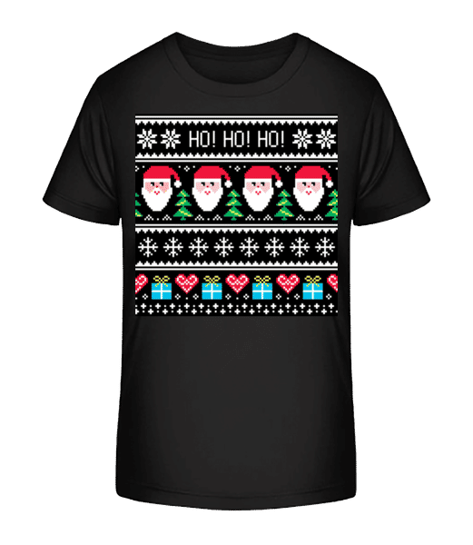 Aperçu: Ugly Ho Ho Ho - T-shirt bio Enfant Stanley Stella 2.0 - Noir - Devant
