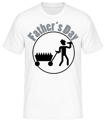 Father's Day Icon Letters - T-shirt standard Homme - Blanc - Devant