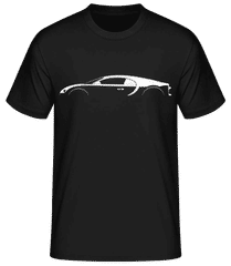 'Bugatti Chiron' Silhouette · Pánske basic tričko