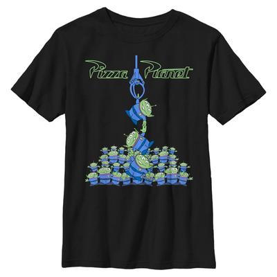 Disney - Toy Story - Aliens Alien Planet - Kids T-Shirt - Black - Front