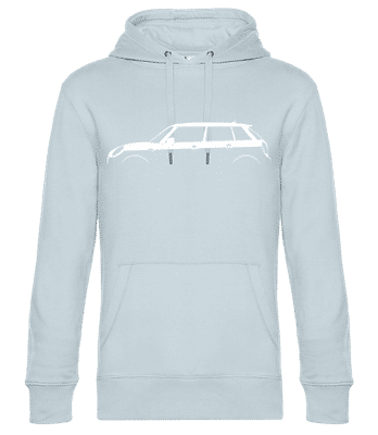 'Mini Cooper 5-Door (F56)' Silhouette - Men’s Standard Hoodie - Light blue - Front