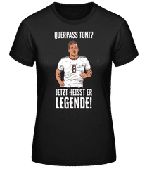 Querpass Toni Jetzt Legende · Frauen Basic T-Shirt
