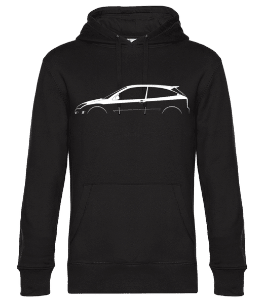Preview: 'Ford Focus RS Mk I' Silhouette - Men’s Standard Hoodie - Black - Front