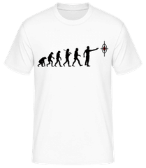 Evolution Des Schießens · Männer Basic T-Shirt