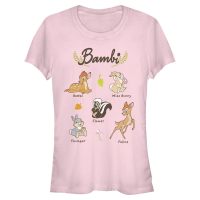 Disney Classics - Bambi - Skupina Textbook - Women's T-Shirt - Pink - Front