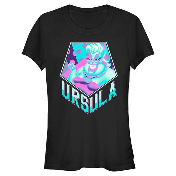 Aperçu: Disney - Ariel La Petite Sirène - Ursula Pentaneon - Femme T-shirt - Noir - Devant