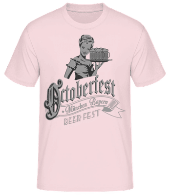 Oktoberfest Beer Fest - Men's Basic T-Shirt - Pink - Front