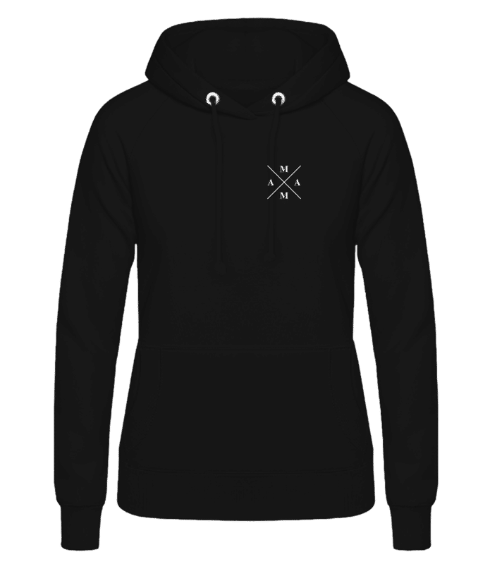 Vorschau: Mama Est. Muttertag Geschenk - Frauen Hoodie - Schwarz - Vorne