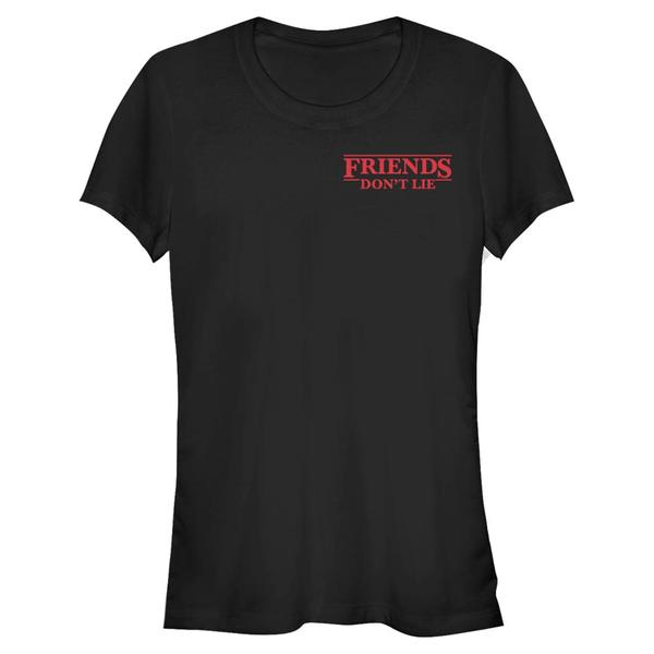 Netflix - Stranger Things - Quote Friends Pocket - Femme T-shirt