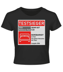 Testsieger Mallorca Bumsbarkeit · Crop T-Shirt