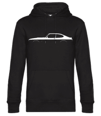 'Ford Capri Mk III' Silhouette · Männer Standard Hoodie