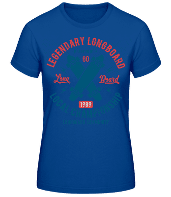 Legendary Longboard - Women's Basic T-Shirt - Royal blue - Front