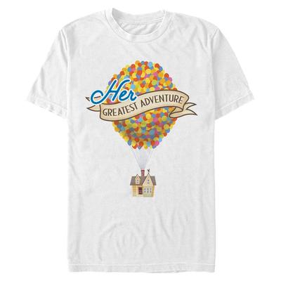Pixar - Up - House Her Greatest Adventure - Hombres Camiseta - Blanco - delante