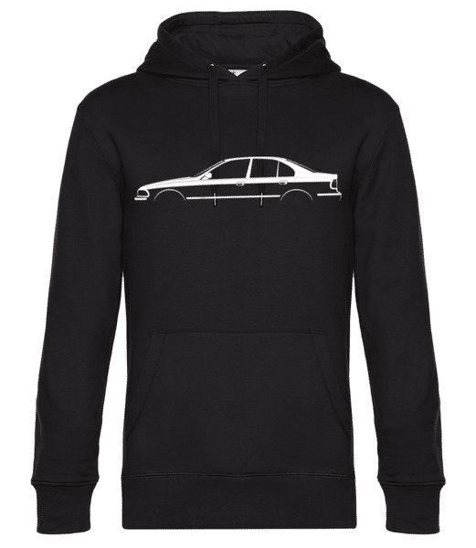 Aperçu: 'BMW M5 E39' Silhouette - Sweat à capuche premium Unisexe - Noir - Devant