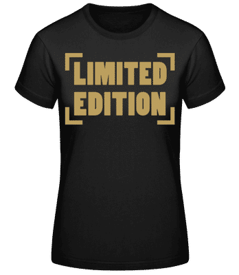Limited Edition - Women's Basic T-Shirt - Black - Front