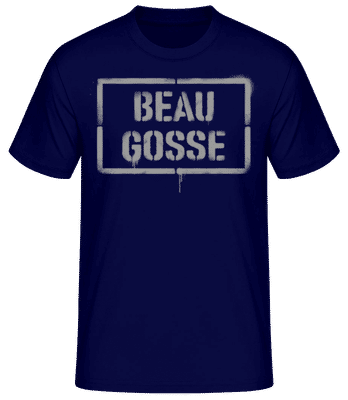 Beau Gosse Argot Français Joli - T-shirt standard Homme - Bleu marine - Devant