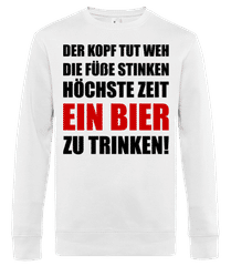 Kopf Tut Weh Bier Trinken · Männer Standard Pullover