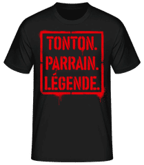 Tonton Parrain Légende Pochoir Graffiti · T-shirt standard Homme