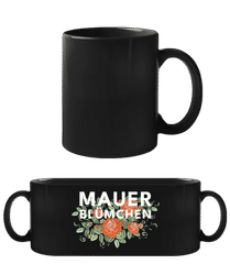 Mauerblümchen · Schwarze Tasse