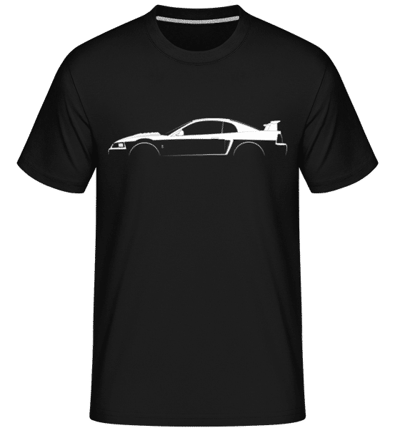 Aperçu: 'Ford Mustang SVT Cobra R' Silhouette -  T-Shirt Shirtinator homme - Noir - Devant