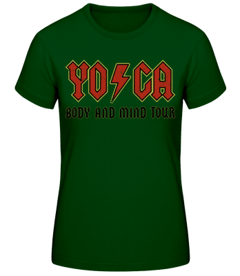 Yoga Body And Mind - Camiseta básica de mujer - Verde botella - delante