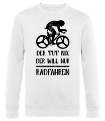 Der Tut Nix Nur Radfahren · Männer Standard Pullover