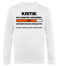 Ignoriervorgang Eingeleitet - Männer Standard Pullover - Weiß - Vorne