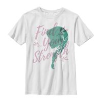 Disney - Frozen - Anna Strength Sil - Kids T-Shirt - White - Front