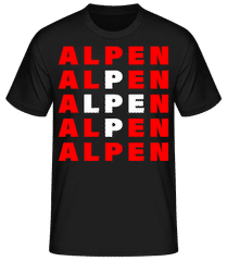 Alpen Schweiz Flagge · Männer Basic T-Shirt
